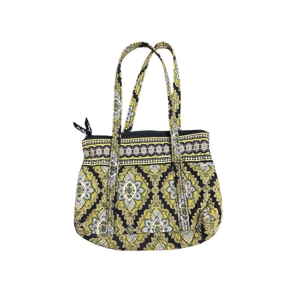 Vera Bradley Handbags - Vera Bradley Black and Yellow Shoulder Bag